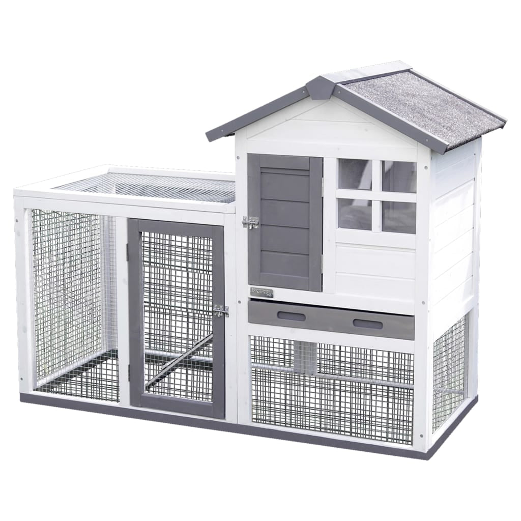 Kerbl Cabaña Para Roedores Freetime Luke Madera Esmaltada 127x62x98 Cm_0