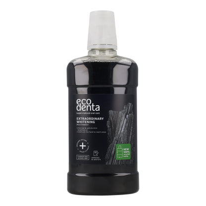 Enjuague bucal Blanqueador con Carbón Activo EcoDenta 500 ml