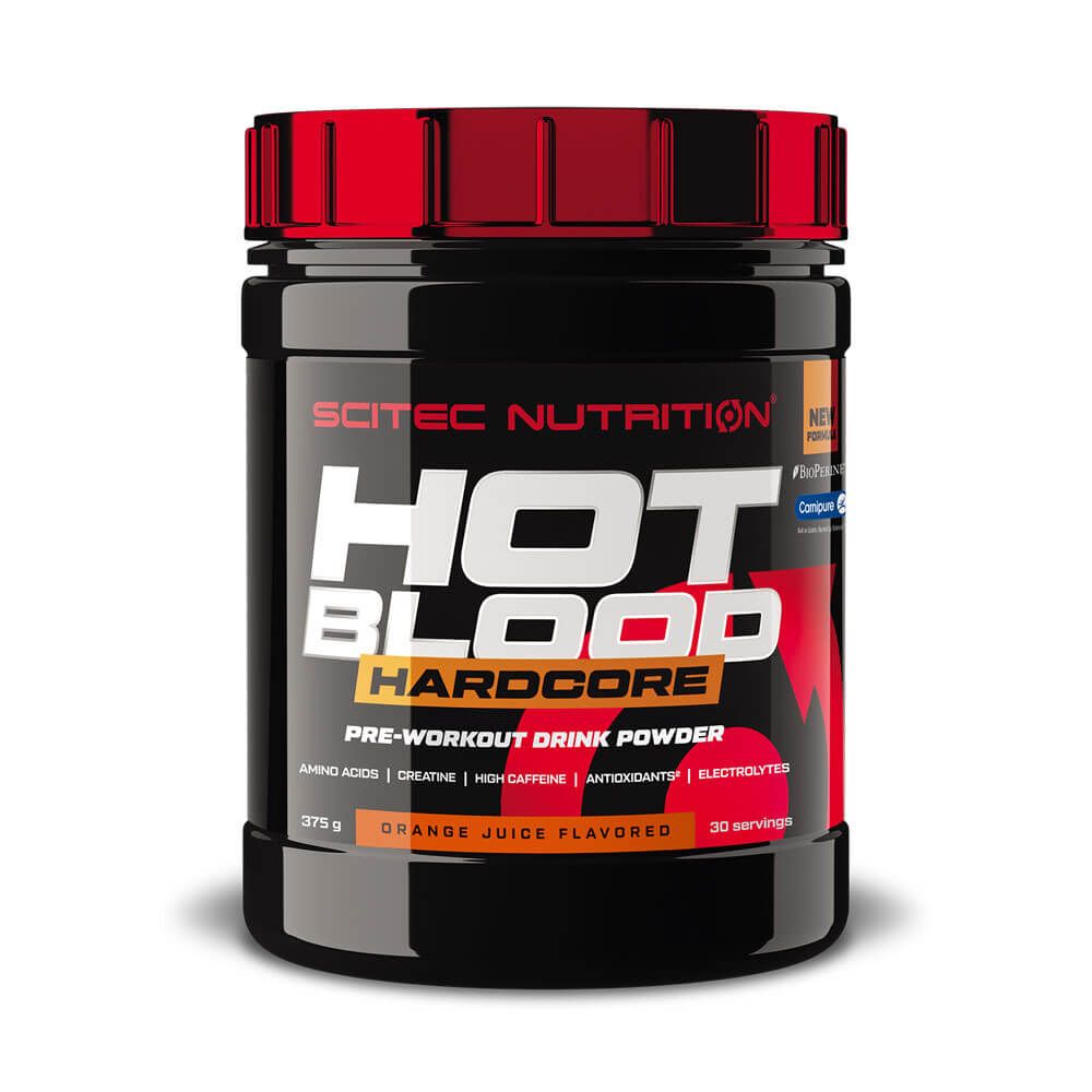 Hot Blood Hardcore - 375g - Naranja - Pre Entreno - Scitec Nutrition_0
