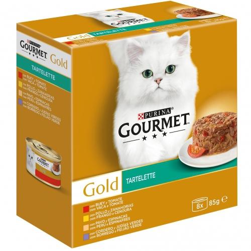 GOURMET GOLD Tartaleta Multipack (8 x 85 g)