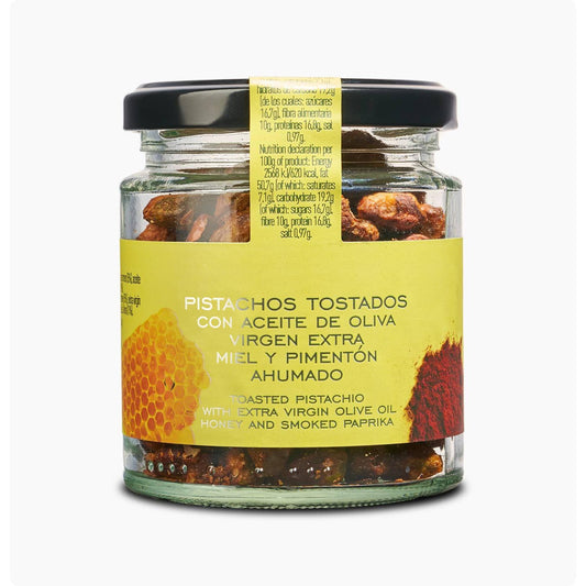 Pistácio torrado com mel AOVE e pimentão doce La Chinata 110 gr