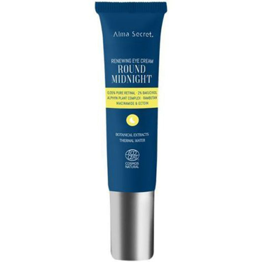 Contorno de Olhos Redondo Midnight 0,05% Retinal Ecocert Cosmos Natural, Alma Secret, 10 ml
