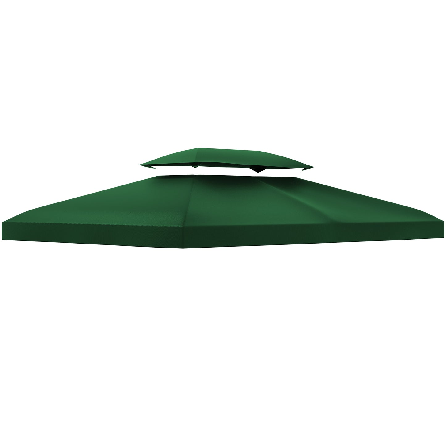Outsunny Techo De Repuesto Para Cenador 4x3 M Con Techo Doble Anti-uv Verde_0