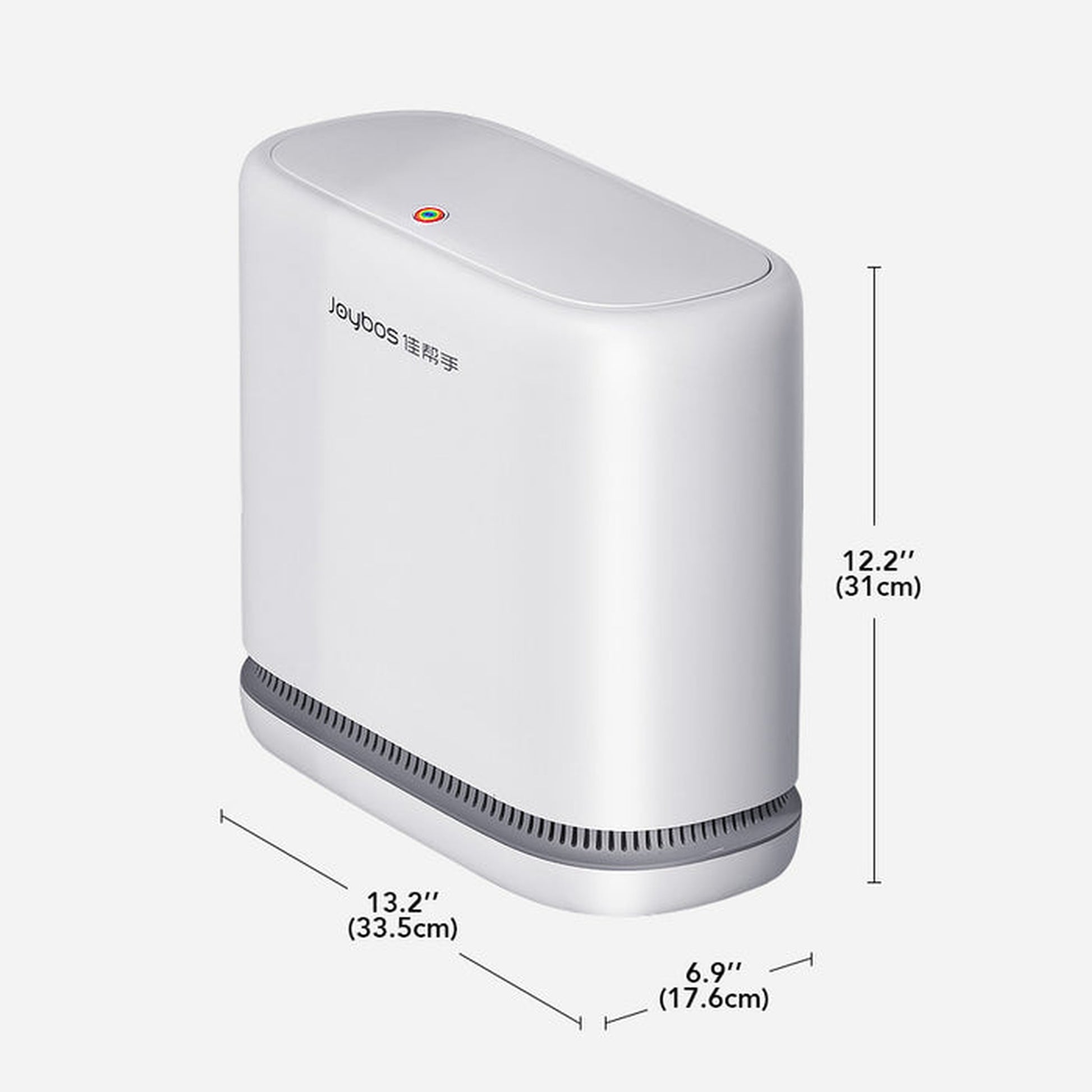 Joybos Cubo Grande Con Ajuste A Presión Blanco 12,5l_1