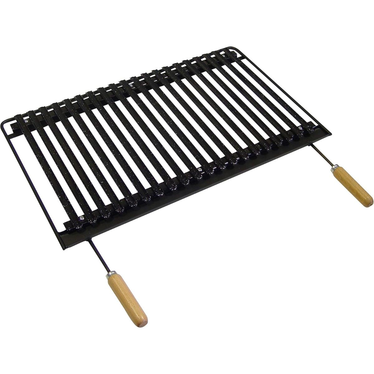 Gaveta para churrasco com tijolo refractário e grelha esmaltada Imex El Zorro 120 x 45 x 32 cm