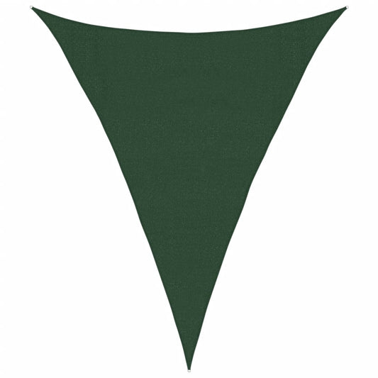 Vidaxl Toldo De Vela Verde Oscuro Hdpe 160 G/m² 3x4x5 M_0