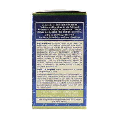 Pure State Maxi Enzimas com Probióticos Tongil 40 Cápsulas Vegetarianas