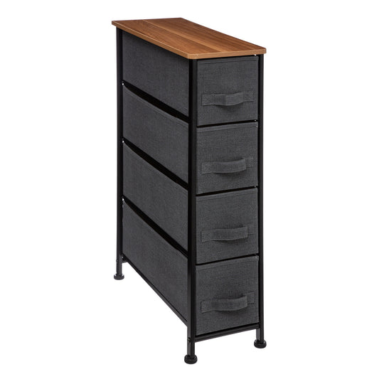 Wellhome Almacenaje 4 Cajones Gris Oscuro_0