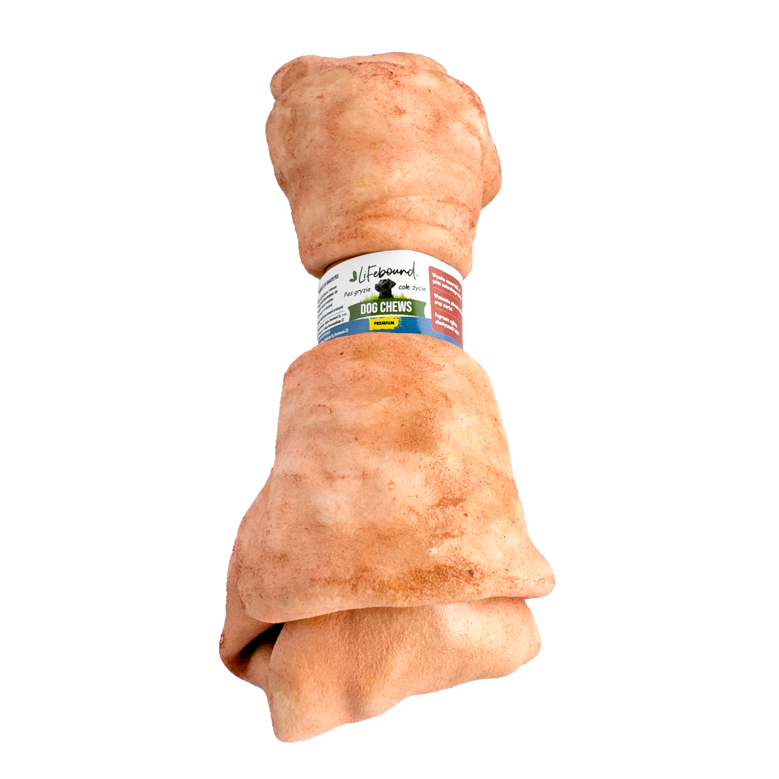 Lifebound - Hueso Masticable Natural Para Perros De Cuero De Ternera En Forma De Hueso Sabor Cordero - 4 Piezas - XL_0