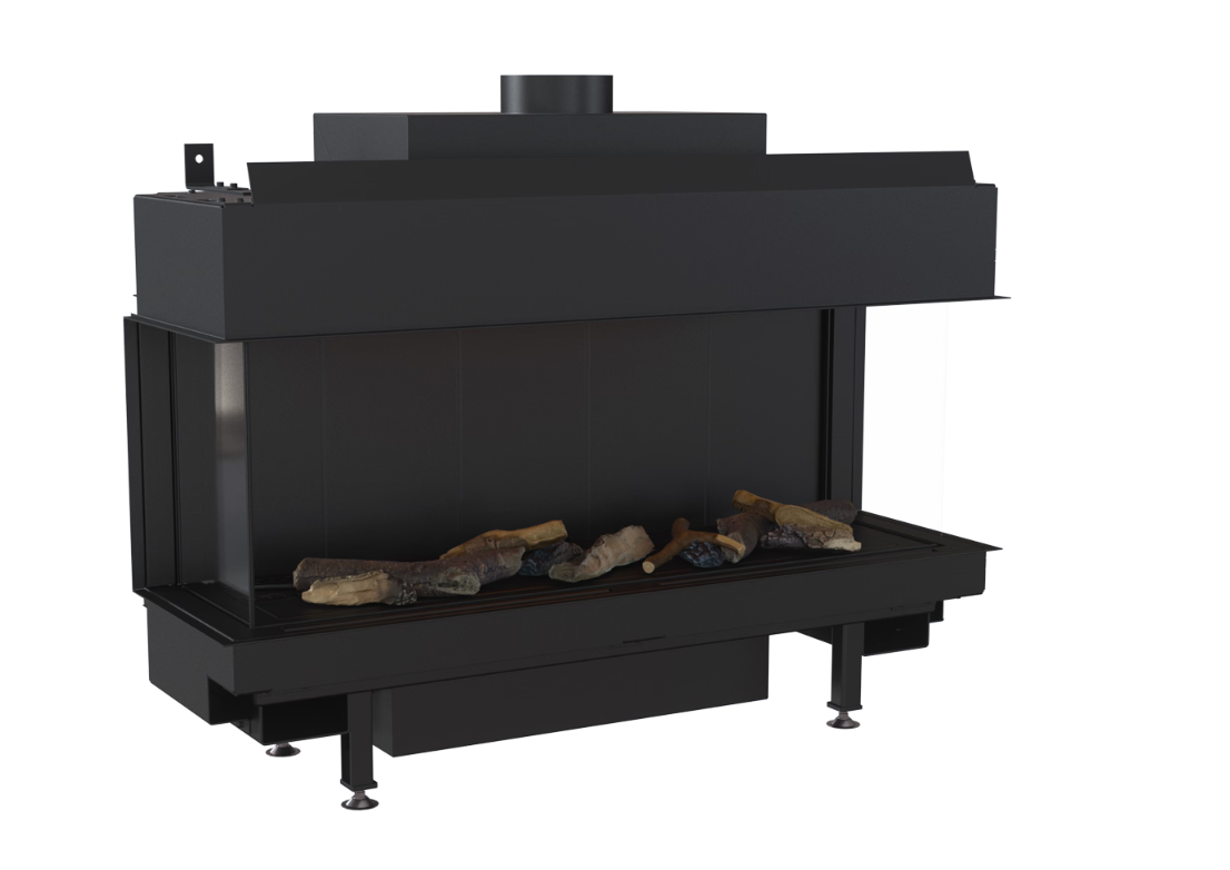 Bricosol Chimenea De Gas Kratki Leo 100 Creador Espacial Propano ∅ 100/150 8,2 Kw_1