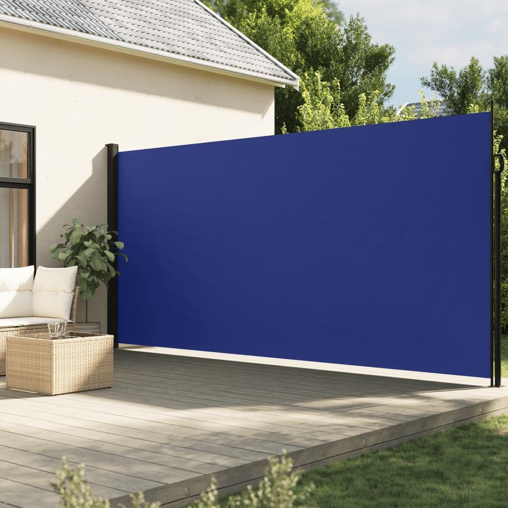 Vidaxl Toldo Lateral Retráctil Azul 220x500 Cm_1