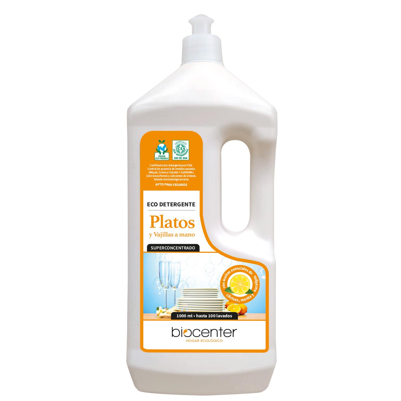 Biocenter Eco-detergente para louça e utensílios de mesa para uso manual 1 L