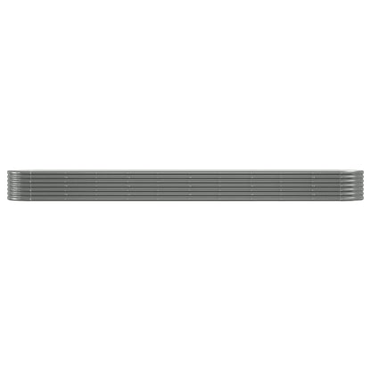 Jardinera Arriate Acero Galvanizado Gris 440x80x36 Cm_2