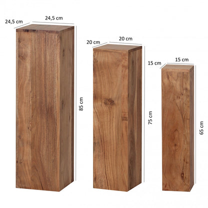 Juego De 3 Mesas De Madera_3