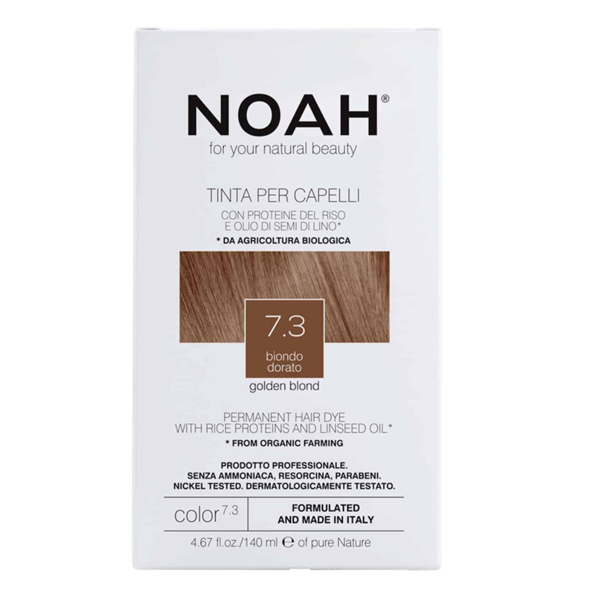 Tinta de Cabelo Noah Loiro Dourado 140 ml (7.3)