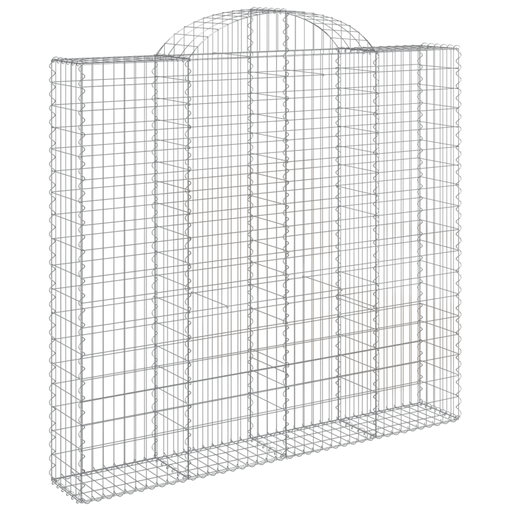 Cestas De Gaviones 6 Uds Forma De Arco Hierro 200x50x180/200 Cm_2