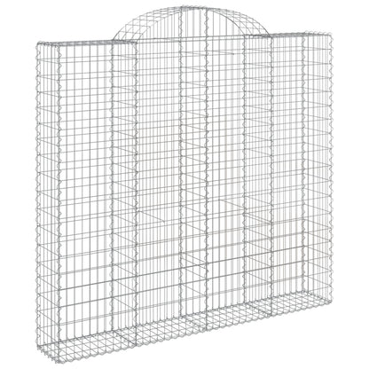 Cestas De Gaviones 6 Uds Forma De Arco Hierro 200x50x180/200 Cm_2