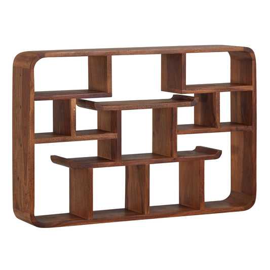 Estantería De Pared 80x55x15 Cm Madera Maciza De Sheesham_0