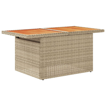 Set Sofás De Jardín 7 Piezas Y Cojines Ratán Sintético Beige / Vetonek_4