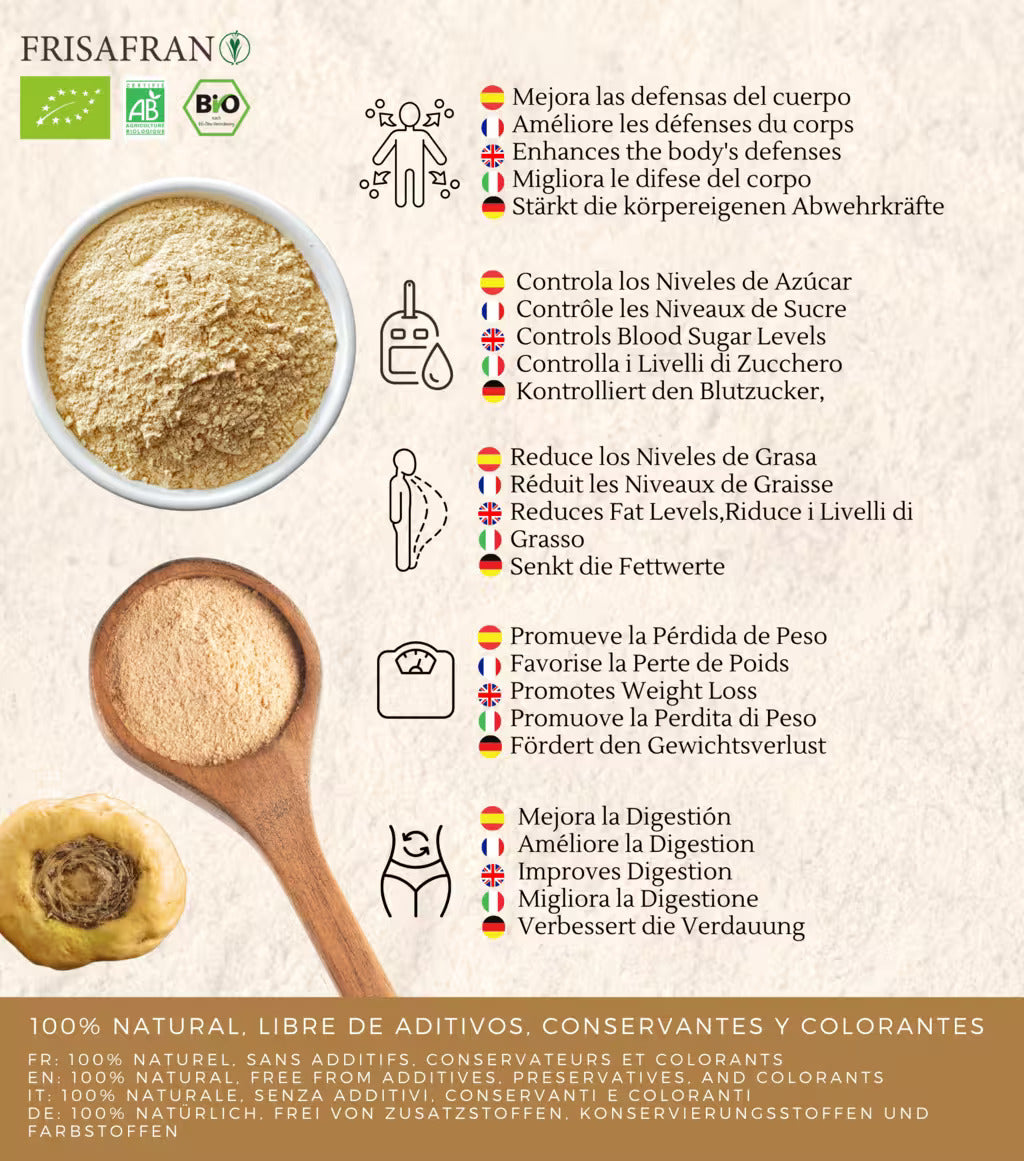 Maca Gelatinizada En Polvo Ecológica | Calidad | Frisafran 500 G_2
