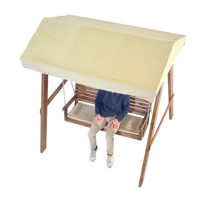 Balancin De Jardin Masgames Elna L Con Techo De Lona Con Cojin En El Banco._1