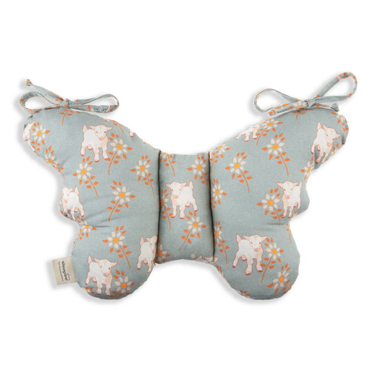 Almohada Para Bebés Antichoque Mariposa Sky Blue_0
