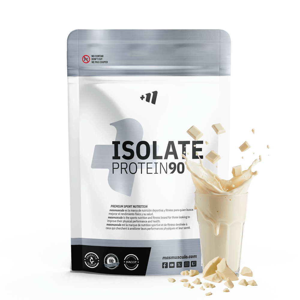 Isolate 90 Cfm - 1kg - Chocolate Blanco - Aumenta La Masa Muscular - Masmusculo_0