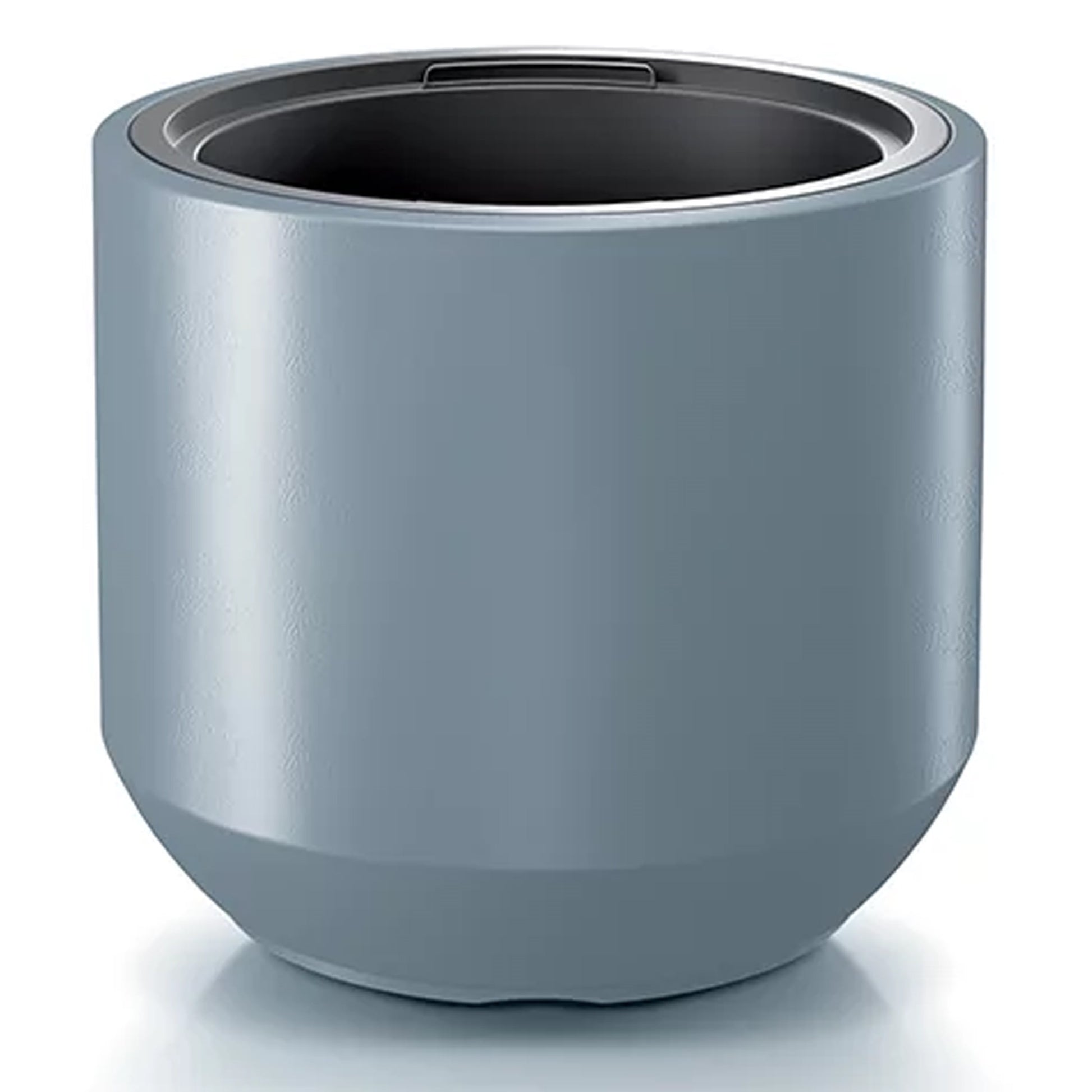 Maceta Heos 36l., Con Depósito, Dimensiones (mm) 390x390x350, Color Gris Claro_0