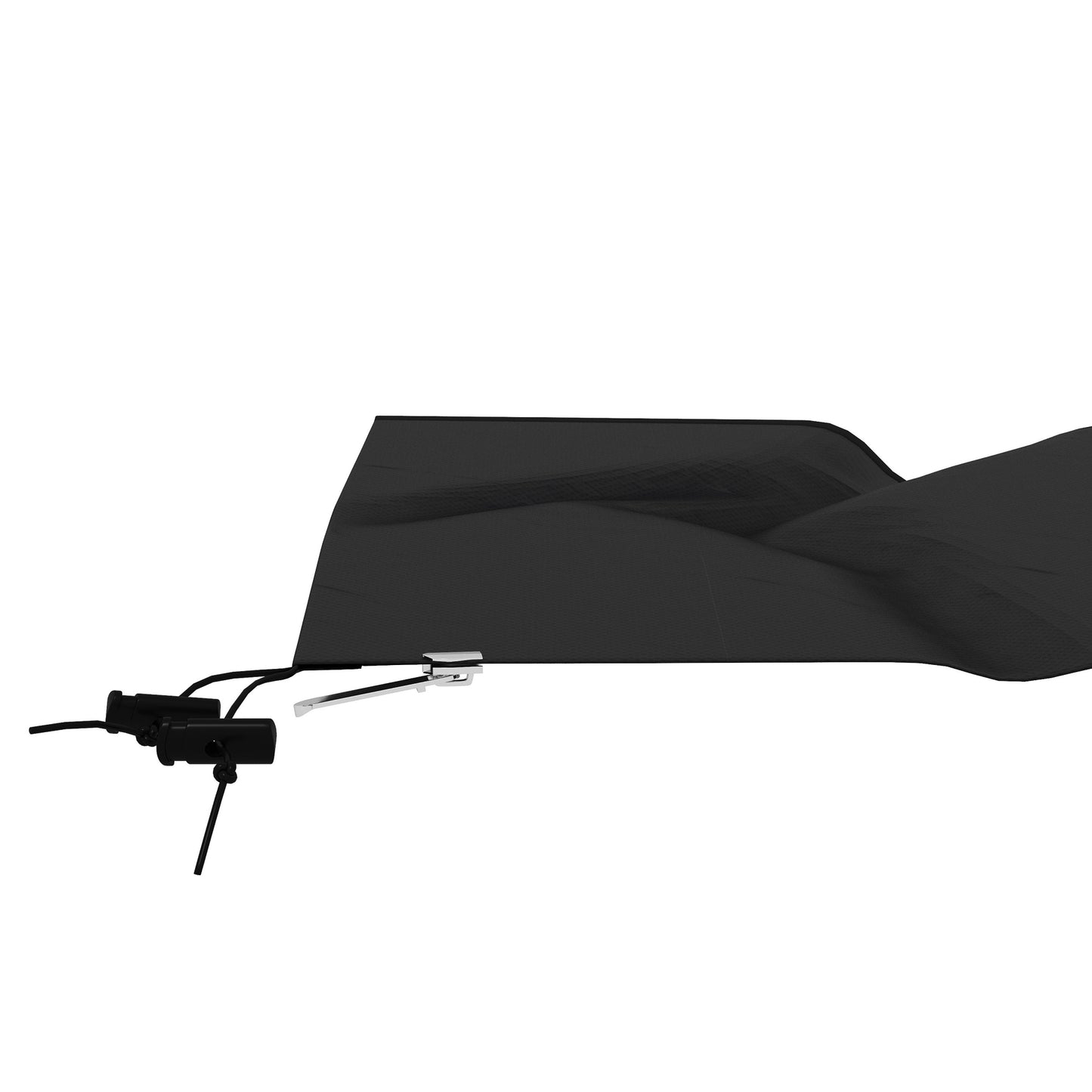 Outsunny Funda Para Sombrilla De Jardín Impermeable Tela Oxford 420d Negro_3