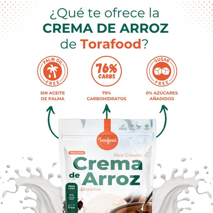 Crema De Arroz Sabor Brownie 1kg Torafood_2