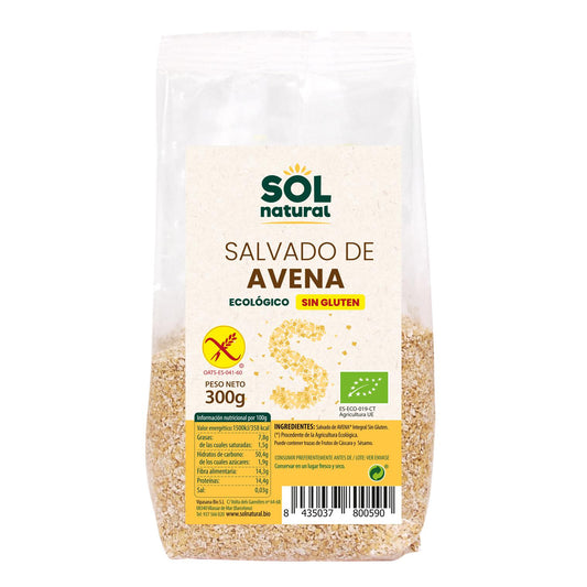 Farelo de Aveia Sol Natural Sem Glúten 300g