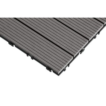 Embalagem de 11 peças compostas Durafloor 30x30 Dioco Grey, 1m2