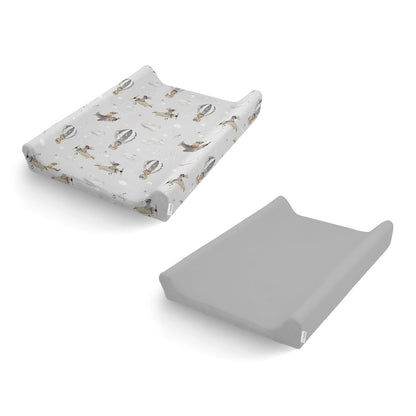 Pack 2 Fundas De Cambiador Algodón Balloon Flight_0