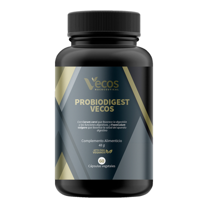 Probiodigest Vecos 60 Cápsulas | Digestión Pesada Y Gases | Enzimas Digestivas + Probióticos_0