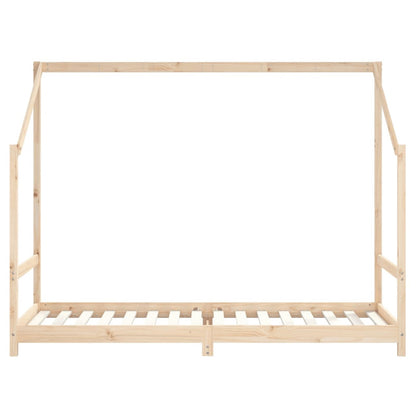 Vidaxl Estructura De Cama Infantil Madera Maciza De Pino 2x(80x200) Cm_5
