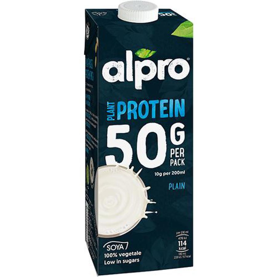 Pack de 8 Bebidas de Soja Proteicas Alpro, 1 Litro