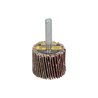 Abanico Lija Grano 40 Medida Ø 30 X 25 Mm. Disco Abrasivo Laminas, Ruedas Mil Hojas, Ruedas Abrasivas,lijado,desbaste,pulir_0