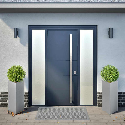 Jardineras Triangulares 2 Uds Acero Galvanizado 40x34,5x75 Cm_2