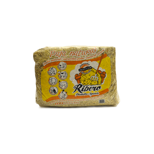 Palha natural de aveia e cevada Ribero 4 kg