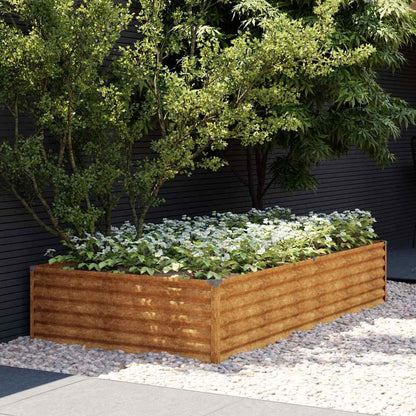 Jardinera Acero Corten 195x100x36 Cm_1