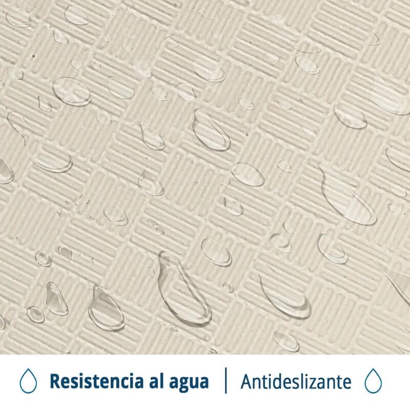 Artatami® Tatami Puzzle 1x1x40 mm Marron - Beige Pack Ahorro【2 Unidades】 Alta Densidad EVA – Judo, BJJ, MMA y Lucha_2