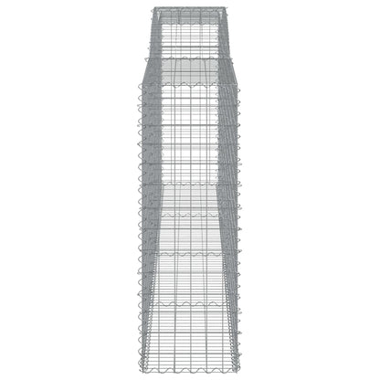 Cestas Gaviones 9 Uds Forma De Arco Hierro 400x50x140/160 Cm_4