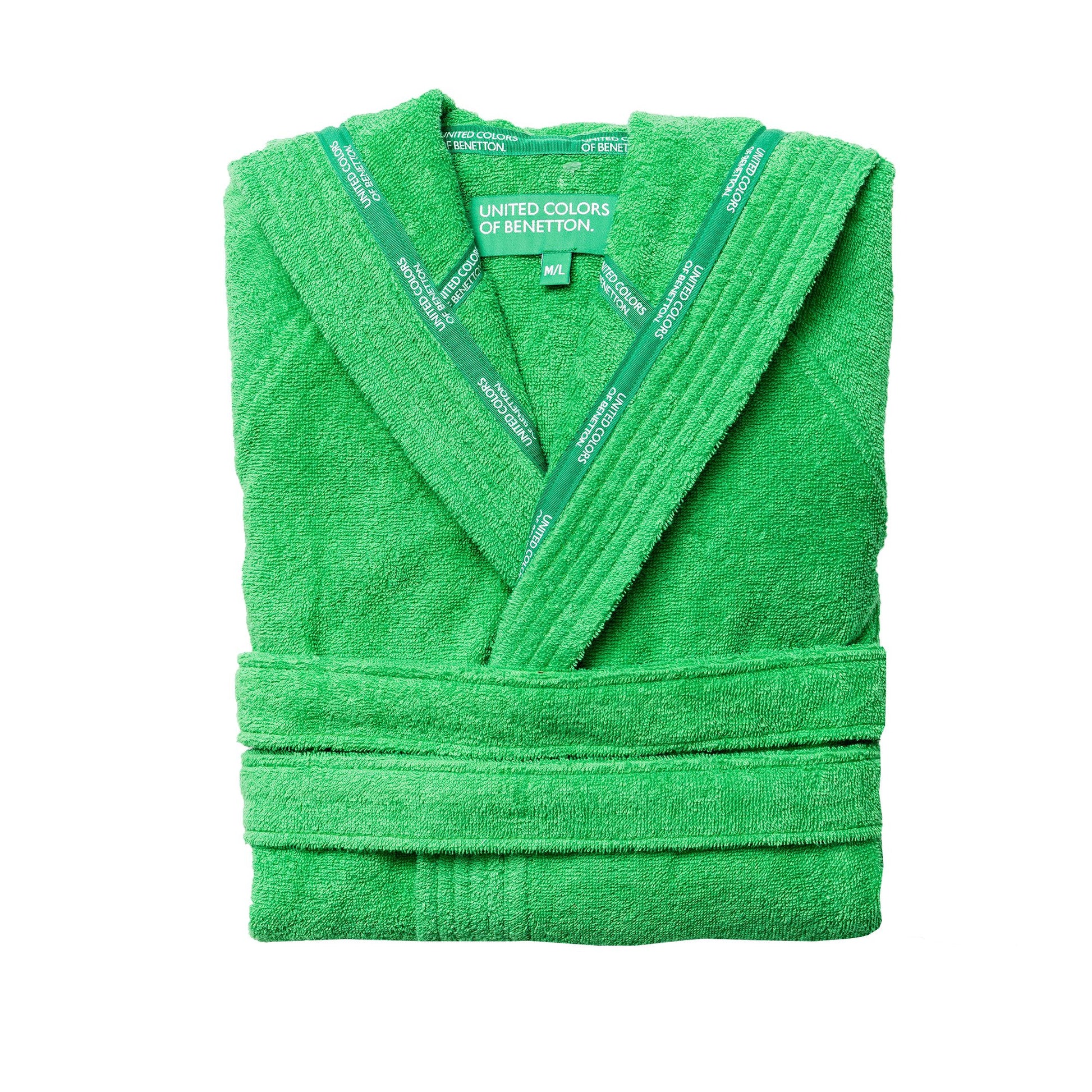 Albornoz Con Capucha M/l 360gsm 100% Algodón Verde Rainbow Be