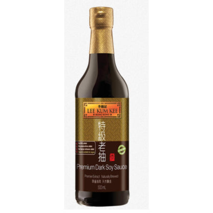 Molho de soja escuro premium Lee Kum Kee 500ml