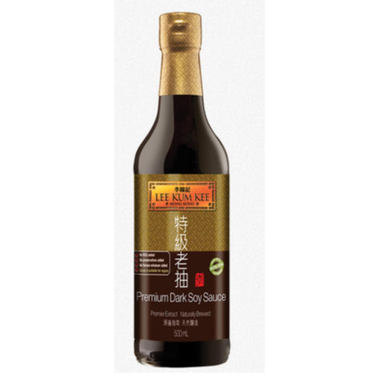 Molho de soja escuro premium Lee Kum Kee 500ml
