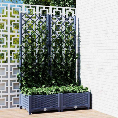 Jardín Gris Azulado 80 X 40 X 121,5 Cm_1