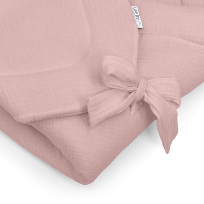 Saco Capazo 4 En 1 Muselina Rosa_1