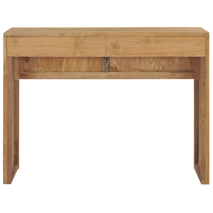 Mesa Consola De Madera Maciza De Teca 100x35x75 Cm_1