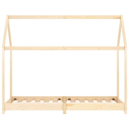 Estructura De Cama Infantil De Madera Maciza De Pino 90x200 Cm / Vetonek_3