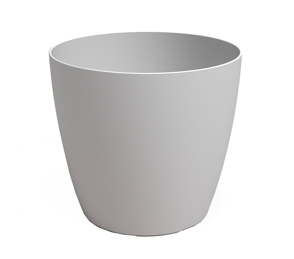 Artevasi Macetero De Plástico Mate San Remo Gris 36cm_0
